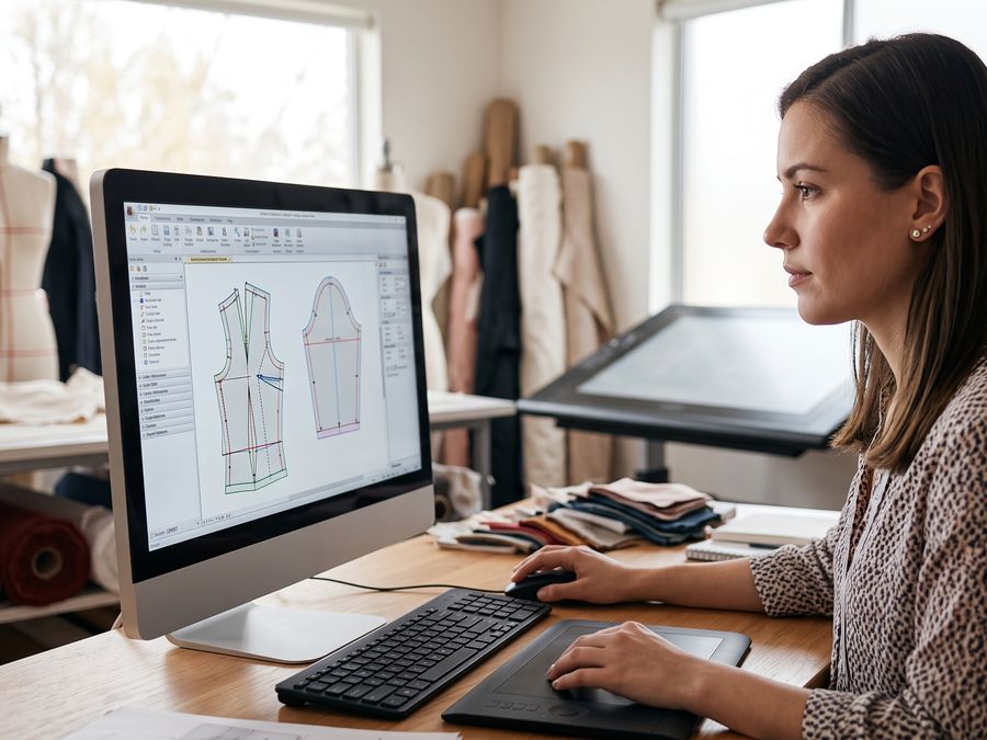 Pattern making on Optitex